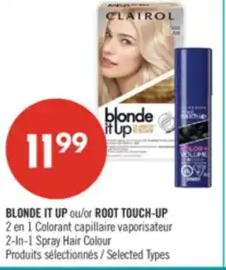 Pharmaprix BLONDE IT UP or ROOT TOUCH-UP 2-In-1 Spray Hair Colour offer