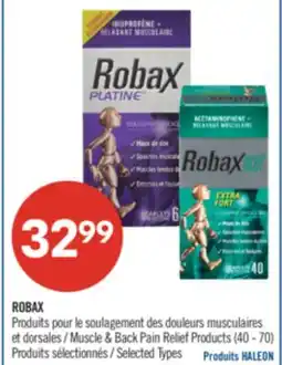 Pharmaprix ROBAX Muscle & Back Pain Relief Products offer