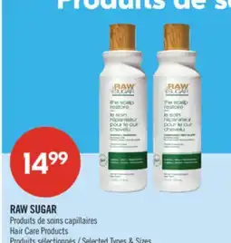 Pharmaprix RAW SUGAR Hair Care Products offer