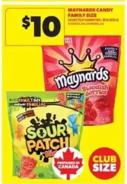 Real Canadian Superstore Maynards Candy Family Size offer