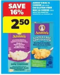 Real Canadian Superstore Annie's Mac & Cheese or Gluten-Free Mac & Cheese offer