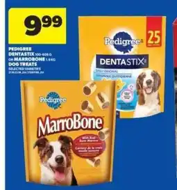 Real Canadian Superstore Pedigree Dentastix or Marrobone Dog Treats offer