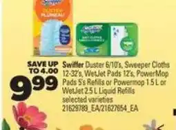 Real Canadian Superstore Swiffer Duster/Sweeper offer