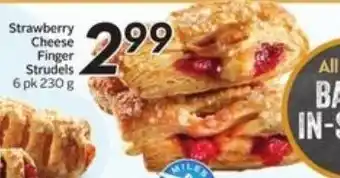Safeway Strawberry cheese finger strudels offer