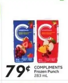 Safeway Compliments frozen punch offer