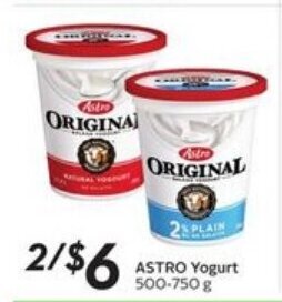 Safeway Astro yogurt offer