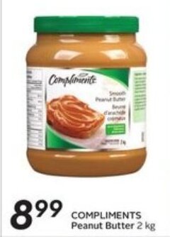 Safeway Compliments peanut butter offer