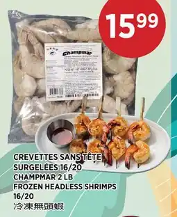 Kim Phat CHAMPMAR FROZEN HEADLESS SHRIMPS 16/20 offer