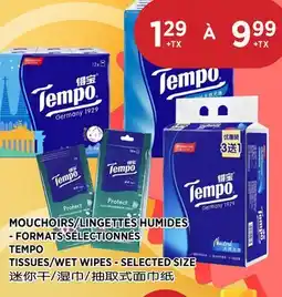 Kim Phat TEMPO TISSUES/WET WIPES offer