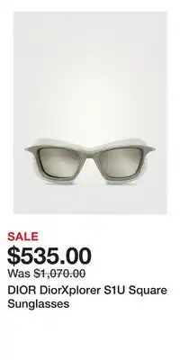 Holt Renfrew DIOR DiorXplorer S1U Square Sunglasses offer