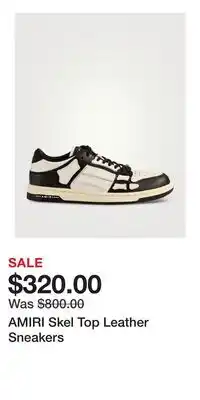 Holt Renfrew AMIRI Skel Top Leather Sneakers offer