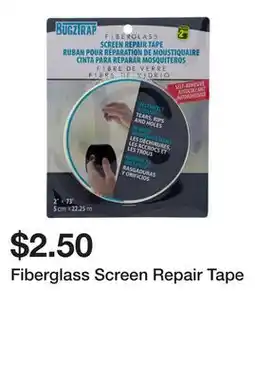 Dollarama Fiberglass Screen Repair Tape offer
