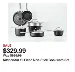 TSC Stores KitchenAid 11-Piece Non-Stick Cookware Set offer
