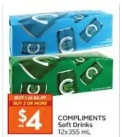 Safeway Compliments soft drinks offer