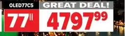 2001 Audio Video OLED77C5 77 LG OLED evo AI C5 4K Smart TV 2025 offer