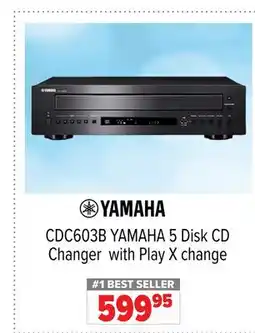 2001 Audio Video CDC603B YAMAHA 5 Disk CD Changer with Play X change offer