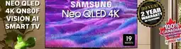 2001 Audio Video QN65QN80F SAMSUNG 65 NEO QLED 4K VISION AI SMART TV offer