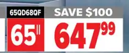 2001 Audio Video 65QD68QF Hisense 65 QLED offer