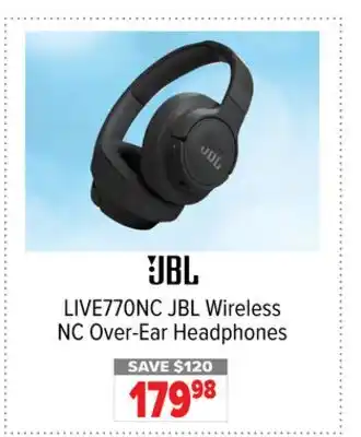 2001 Audio Video LIVE770NC JBL Wireless NC Over-Ear Headphones offer
