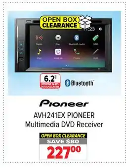 2001 Audio Video AVH241EX PIONEER Multimedia DVD Receiver offer