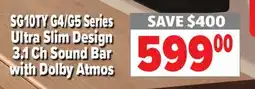 2001 Audio Video SG10TY G4/G5 Series Ultra Slim Design 3.1 Ch Sound Bar with Dolby Atmos offer