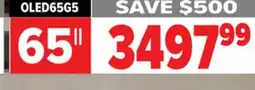 2001 Audio Video OLED65G5 LG 65 OLED evo AI G5 4K Smart TV 2025 offer