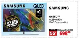 2001 Audio Video QN55Q7F SAMSUNG 55 QLED Q HDR 1500 Quantum Dot offer