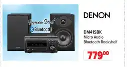 2001 Audio Video DM41SBK DENON Micro Audio Bluetooth Bookshelf offer