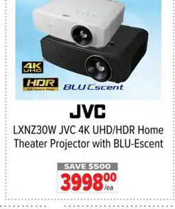 2001 Audio Video LXNZ30W JVC 4K UHD/HDR Home Theater Projector with BLU-Escent offer