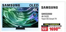 2001 Audio Video QN55S90D SAMSUNG 55 4K OLED Tizen OS Smart TV offer