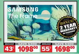 2001 Audio Video QN43LS03F SAMSUNG 43 The Frame offer
