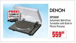 2001 Audio Video DP300F DENON Automatic Belt-Drive Turntable with Built-In Phono Preamp offer
