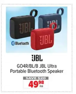 2001 Audio Video GO4R/BL/B JBL Ultra Portable Bluetooth Speaker offer