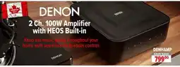 2001 Audio Video DENHAMP DENON 2 Ch. 100W Amplifier with HEOS Built-in offer