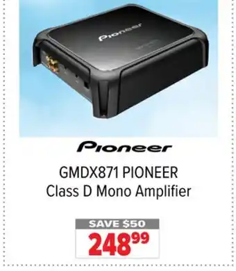 2001 Audio Video GMDX871 PIONEER Class D Mono Amplifier offer