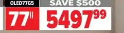 2001 Audio Video OLED77G5 LG 77 OLED evo AI G5 4K Smart TV 2025 offer