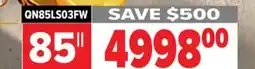 2001 Audio Video QN85LS03FW SAMSUNG 85 Modern Frame Design with Wireless One Connect Vision AI offer