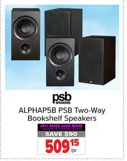 2001 Audio Video ALPHAP5B PSB Two-Way Bookshelf Speakers offer