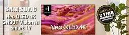 2001 Audio Video QN55QN90F SAMSUNG 55 Neo QLED 4K QN90F Vision AI Smart TV offer