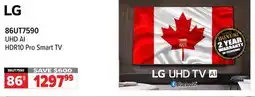 2001 Audio Video 86UT7590 86 LG UHD AI HDR10 Pro Smart TV offer