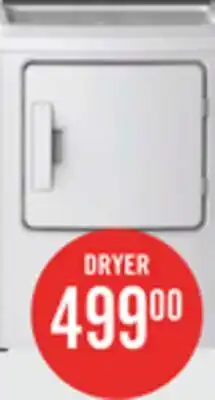The Brick Midea 6.7 Cu. Ft. Electric Dryer - White - MLE43A3AWW offer