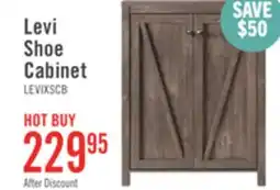 The Brick Levi 31 Shoe Storage Cabinet - Hazelnut offer