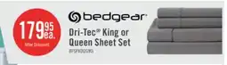 The Brick BEDGEAR Dri-Tec 4-Piece Queen Sheet Set - Grey offer