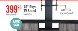 The Brick Rhys 70 Modern TV Stand with Mount, Storage and Cable Management for TVs up to 80- Distressed Grey offer