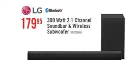 The Brick LG 2.1 CH Bluetooth Dolby Digital Soundbar with Wireless Subwoofer (S40T.DCANLLK) offer