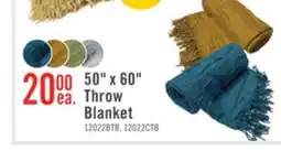 The Brick 50 x 60 Throw Blanket offer