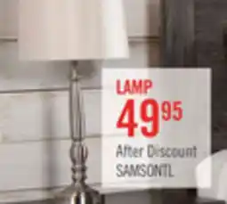 The Brick Samson 24.5 Traditional Brushed Nickel Table Lamp offer