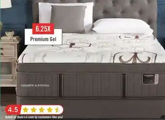 The Brick Stearns & Foster Founders Collection Cardiff City Eurotop Queen Mattress offer