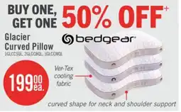 The Brick BEDGEAR Glacier Cuddle Curve 1.0 Pillow - Stomach Sleeper offer