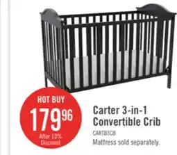 The Brick Carter Baby Crib - Black offer